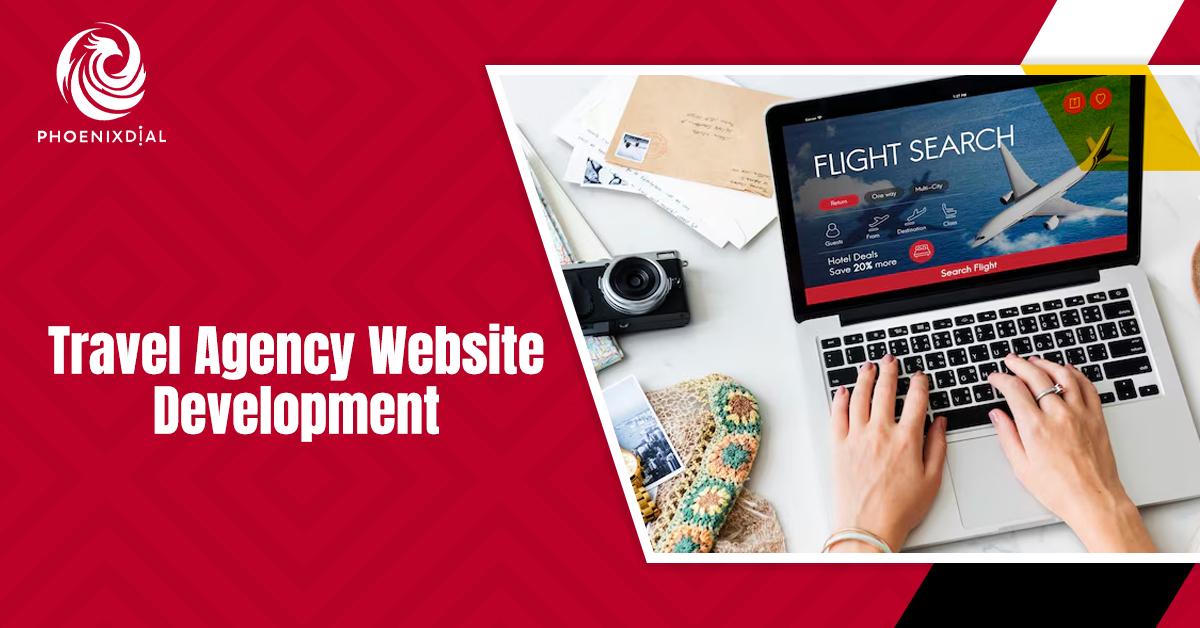 Travel agency website development